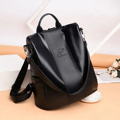 🎀 PROMO LIMITÉE 50% DE RÉDUCTION ! ✨ Sac à Dos Femme Grande Capacité – PU, Texture Gaufrée, Élégant 👜