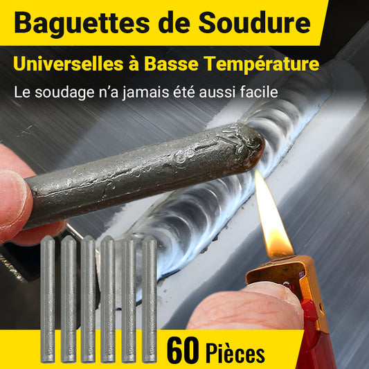 🔥 53 % de réduction ⏳ Baguettes de Soudure Universelles à Basse Température – Soudez Aluminium, Acier & Cuivre en 1 Clic ! 🔧✨