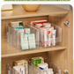 🔥Porte-médicaments télescopique transparent — Extensible, idéal pour ranger votre armoire à pharmacie 💊🗄️
