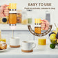💥DERNIER JOUR DE SOLDES 60 % DE RÉDUCTION🍯✨Distributeur de miel et de sirop en verre anti-gouttes de 260 m