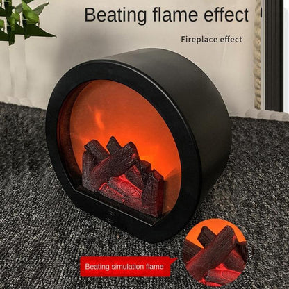 Lampe lanterne décorative LED sans flamme pour cheminé