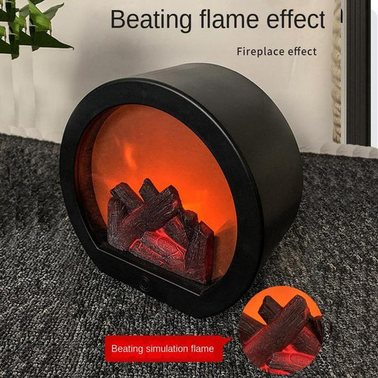 Lampe lanterne décorative LED sans flamme pour cheminé