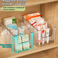 🔥Porte-médicaments télescopique transparent — Extensible, idéal pour ranger votre armoire à pharmacie 💊🗄️
