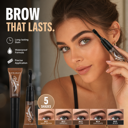 🌟🔥 Dernier jour Teinture sourcils étanche, facile application retire simplement couvre poils gris best-seller 50000 ventes ✨