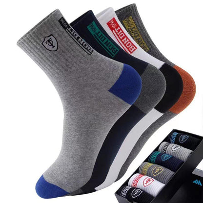 Chaussettes déodorantes respirantes et absorbant la sueur pour hommes