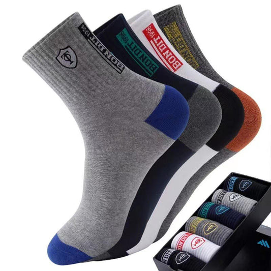 Chaussettes déodorantes respirantes et absorbant la sueur pour hommes