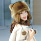 ❄️ Offres d'hiver ❄️ Casquette en peluche parent-enfant avec queue de raton laveur