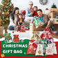 Sac cadeau de Noël haut de gamme à cordo
