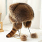 ❄️ Offres d'hiver ❄️ Casquette en peluche parent-enfant avec queue de raton laveur