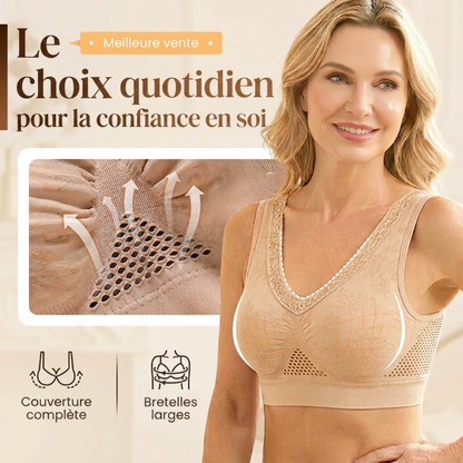 ⏳Spécial à durée limitée⏰Soutien-gorge sans armatures en dentelle à maintien élevé pour femme👙