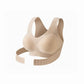 Soutien-gorge sans armatures beige pour femme, bonnets moulés souples et respirants non amovibles, tenue de sport pour le yoga, la gym et l'entraînement quotidie