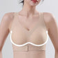 Soutien-gorge sans armatures beige pour femme, bonnets moulés souples et respirants non amovibles, tenue de sport pour le yoga, la gym et l'entraînement quotidie