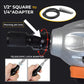 💥 Adaptateur pour douille à tige hexagonale 1/4" – 1/2" vers 1/4", à démontage rapide