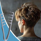 🎄Offre spéciale Noël à durée limitée🌟 Peigne volumateur professionnel à dents larges Soulève les racines pour un volume sans effort Crée des boucles d'apparence naturelle Design d'inspiration coréenne Votre allié pour le soin de vos cheveux