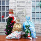 Sac cadeau de Noël haut de gamme à cordo