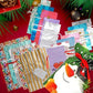 Sac cadeau de Noël haut de gamme à cordo
