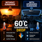 Parasol pare-soleil pour pare-brise de voiture - Parasol pliable, protection pare-soleil anti-UV pour pare-brise avant (protection thermique) compatible avec la plupart des modèles de voiture