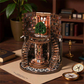 Kit de bibliothèque et maison de poupée miniature à monter soi-même avec petits puzzles en bois, idéal pour les loisirs créatifs et la décoration d'étagère