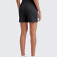 Bermuda de sport taille haute pour femme avec poches – Course à pied, yoga, tenue décontractée d'été（Livraison gratuite à partir de 2 articles