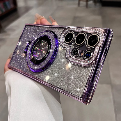 Étui pliant étincelant pour Samsung S Series