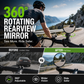 ⏳Offre spéciale à durée limitée⏰Rétroviseur pivotant à 360° – Vue dégagée vers l'arrière, fini les torticolis. Compatible vélos, vélos électriques et motos. Fixation par sangle en silicone sans outil ! 🛡️✨