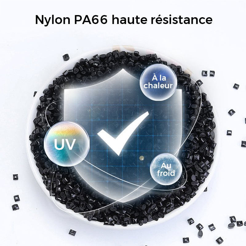 10 Pièces - Boucles De Serrage Câble Universelles En Nylon Pour Voiture - Installation Sans Outil - 12