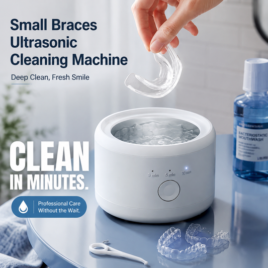 Machine à nettoyer par ultrasons pour petits appareils orthodontiques