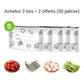 🥢Sac de Conservation en Aluminium Reutilisable et Fermable🌍Parfait pour Stocker et Protéger Vos Aliments!