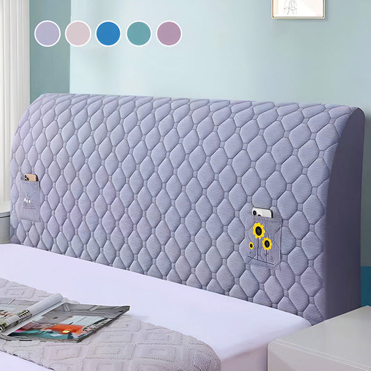 🌟 JUSQU'À -50% ! 🌟 Housse de Tête de Lit en Velours – Douceur Rembourrée & Installation Élastique Instantanée !