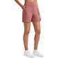 Bermuda de sport taille haute pour femme avec poches – Course à pied, yoga, tenue décontractée d'été（Livraison gratuite à partir de 2 articles