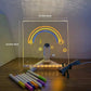 ✨PRIX SPÉCIAL DE LA SEMAINE DERNIÈRE !!⏳🎨Tableau à dessin lumineux à LED pour enfant