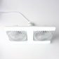 📢📢40 % DE RÉDUCTION !! ⏰Ventilateur de plafond à double tête avec lumière LED – design moderne avec télécommande pour salon et chambre