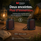 Haut-parleur Bluetooth étanche pour vélo avec support de fixation