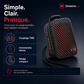 Haut-parleur Bluetooth étanche pour vélo avec support de fixation