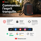 Haut-parleur Bluetooth étanche pour vélo avec support de fixation