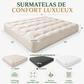🛌Matelas rembourré de fibres de bambou🌱 | 100 % naturel | Confort de sommeil moelleux💤, respirant et régulateur d'humidité | Hypoallergénique, résistant et écologique ♻️ | Idéal pour les nuits chaudes et les peaux sensibles | MAINTENANT À -50 % !👉
