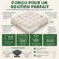 🛌Matelas rembourré de fibres de bambou🌱 | 100 % naturel | Confort de sommeil moelleux💤, respirant et régulateur d'humidité | Hypoallergénique, résistant et écologique ♻️ | Idéal pour les nuits chaudes et les peaux sensibles | MAINTENANT À -50 % !👉