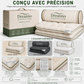 🛌Matelas rembourré de fibres de bambou🌱 | 100 % naturel | Confort de sommeil moelleux💤, respirant et régulateur d'humidité | Hypoallergénique, résistant et écologique ♻️ | Idéal pour les nuits chaudes et les peaux sensibles | MAINTENANT À -50 % !👉