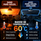 Parasol pare-soleil pour pare-brise de voiture - Parasol pliable, protection pare-soleil anti-UV pour pare-brise avant (protection thermique) compatible avec la plupart des modèles de voiture