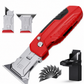 Grattoir-couteau 2-en-1, grattoir-couteau pliable
