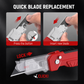 Grattoir-couteau 2-en-1, grattoir-couteau pliable