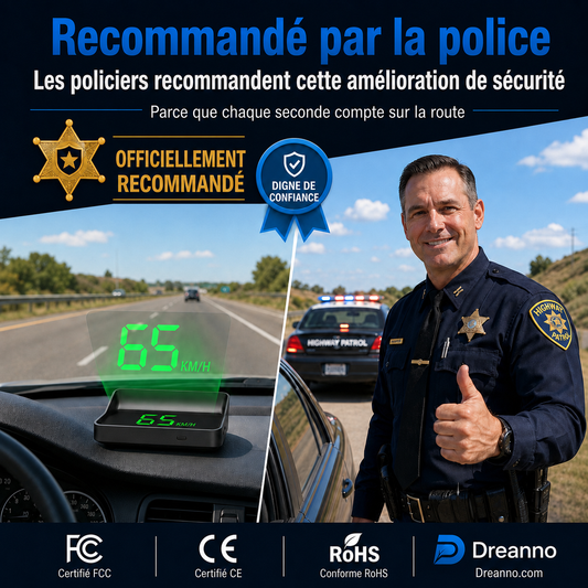 🚗Nouvelle mise à jour!💻 Affichage tête haute (HUD) GPS automobile Compteur de vitesse numérique✨