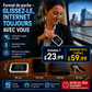 📶Point d'accès mobile avec couverture Wi-Fi complète