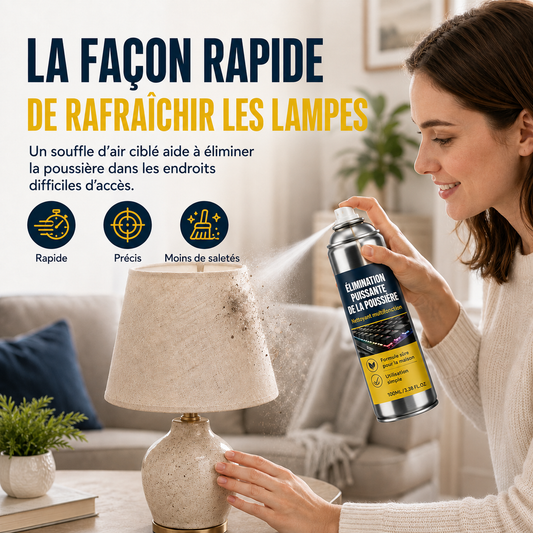 ⏳50 % de réduction pour une durée limitée⏰Spray multi-usages pour éliminer la poussièr