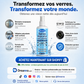 Spray réparateur pour rayures sur les verre
