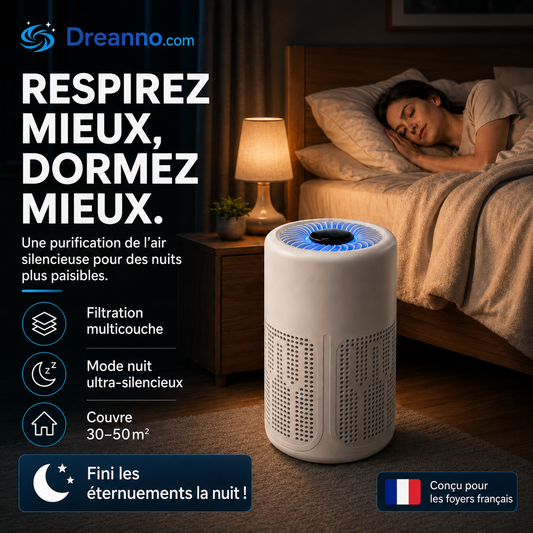 🌬️ 50 % DE RÉDUCTION! 🏠 Purificateur d'air pour la maison – Filtration multicouche, grande surface de couverture et fonctionnement ultra-silencieux ✨