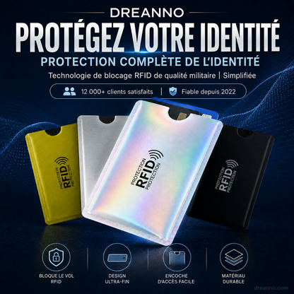 Housses anti-RFID pour cartes de crédi
