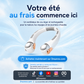 ❄️ Ventilateur de climatisation pour la nuque – Un rafraîchissement personnel ultra-silencieux pour l'ét