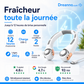 ❄️ Ventilateur de climatisation pour la nuque – Un rafraîchissement personnel ultra-silencieux pour l'ét