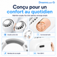 ❄️ Ventilateur de climatisation pour la nuque – Un rafraîchissement personnel ultra-silencieux pour l'ét